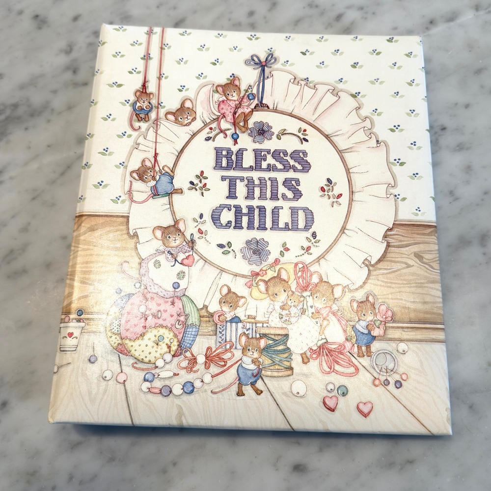 Vintage C.R. Gibson Baby Memory Book‎ "Bless This Child" New Unused